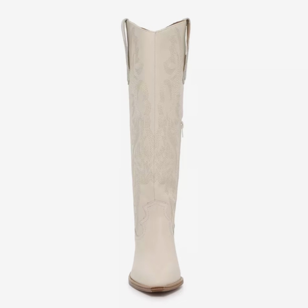 Crown Vintage Sila Western Boot - Off White - Picture 2 of 10